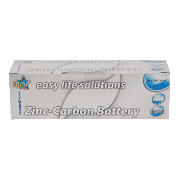 HQ-ZNC-AA-02 Zink-koolstof batterij aa 1.5 v 4-shrink pack Verpakking foto